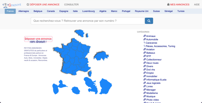 Gtrouve : le site de petites annonces gratuites pour pros et particuliers Gtrouve