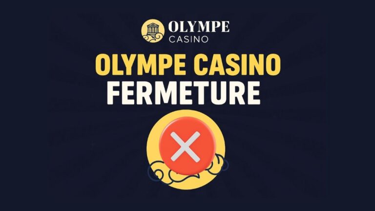 Olympe Casino fermeeture